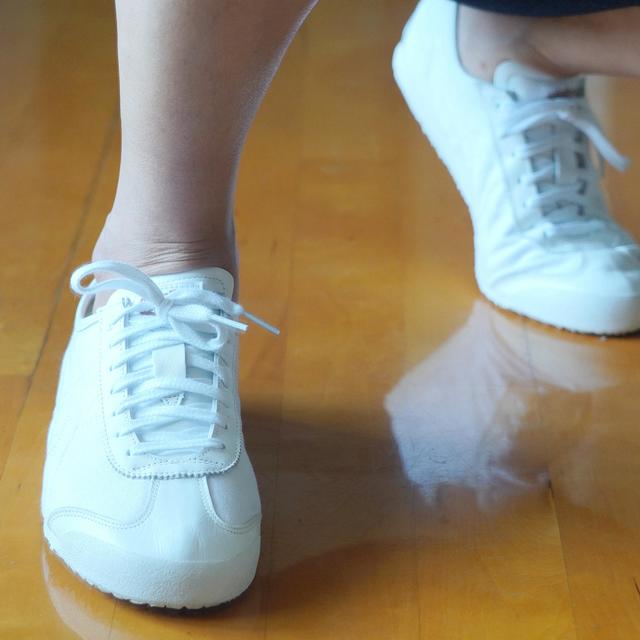 终于买到了一双COldish同款-鬼冢虎MEXICO 66休闲鞋上脚晒单