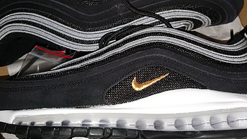 耐克 NIKE AIR MAX 97 QS 黑金带闪光