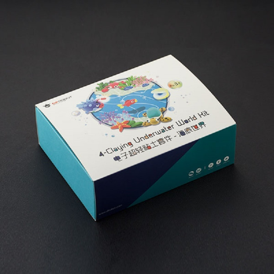 当电子元件和超轻粘土融合在一起是什么样?DFRobot电子粘土 既能玩粘土又能学知识