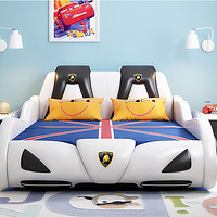 【萌趣汽车】儿童床男孩汽车造型单人床小床儿童房家具组合套装女孩卡通汽车