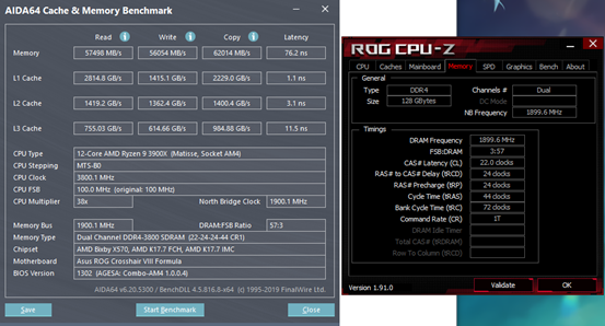 【评测】听说你C盘还没我内存大？HyperX Fury DDR4 3200Mhz 32GBx4测试