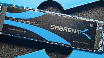 ￥1/GB 固态硬盘 Sabrent 1TB ROCKET NVMe 蓝条 