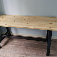 不知道书桌如何选？看这篇文章就够了！帅气、环保、实用的两米长宜家赛索实木大书桌，你值得拥 