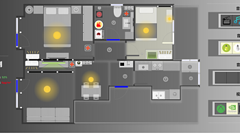 玩转智能家居（界面展示篇） 篇一：【我的家居我做主】开源智能家居DIY——Floorplan界面效果分享！