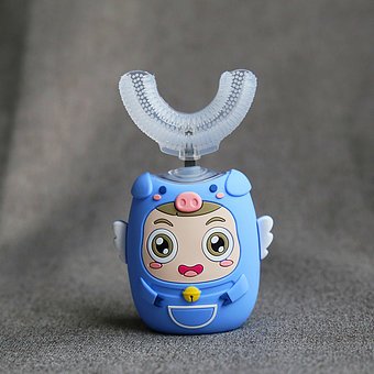 SALOVE（深爱）儿童U型电动牙刷开箱简评，公主的美好一天从刷牙做起