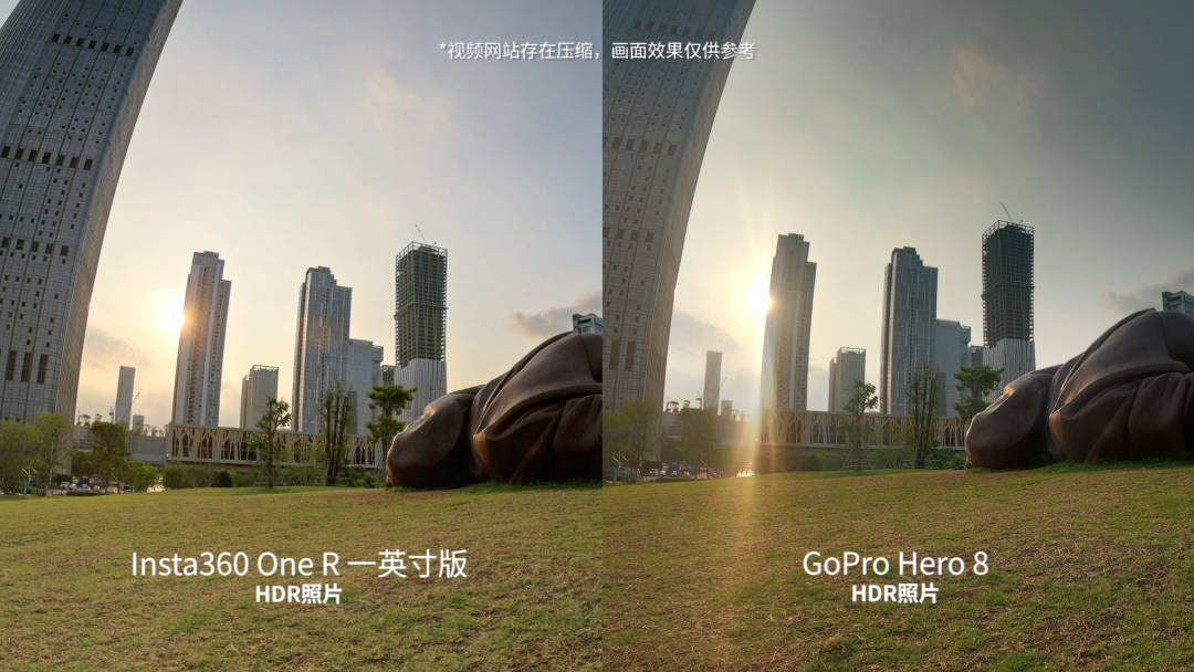 徕卡画质？碾压GoPro 8？Insta360 ONE R一英寸版完全实测对比！