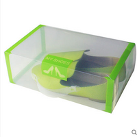 尚易佳男女款透明鞋盒收纳盒加厚塑料宜家防尘印花5件套