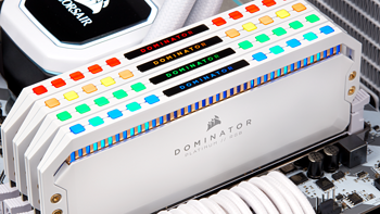美商海盗船推出白色特别版Dominator Platinum White RGB白金统治者内存