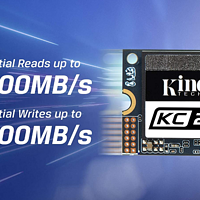 NVMe 1.3协议高速读写：金士顿KC2500 M.2 SSD固态硬盘上架开售，96层TLC闪存5年质保