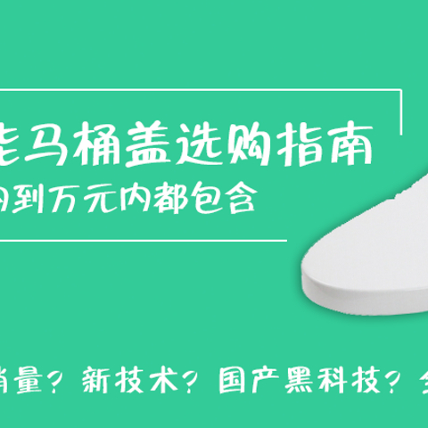 618智能马桶盖推荐，从千元内到万元内全都有，国产也有黑科技