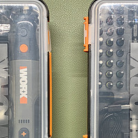 威克士WX106 8V充电式电磨机开箱 对比WX240 4V充电电动螺丝刀