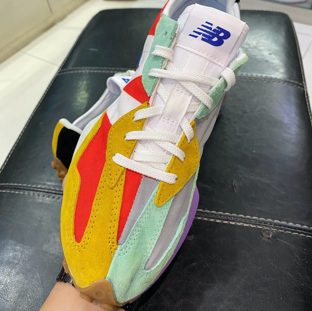 New Balance发力，NB327活力配色即将发售，有点SACAI联名内感觉？