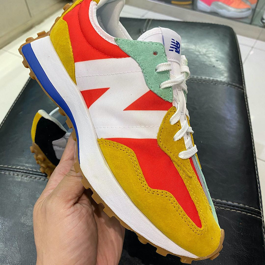 New Balance发力，NB327活力配色即将发售，有点SACAI联名内感觉？