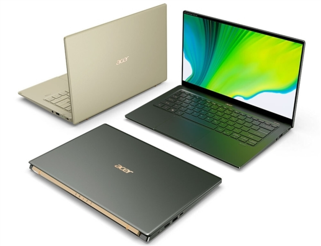 Acer 帮 Intel 首发了 11 代低压酷睿,全新Swift 5蜂鸟轻薄本发布