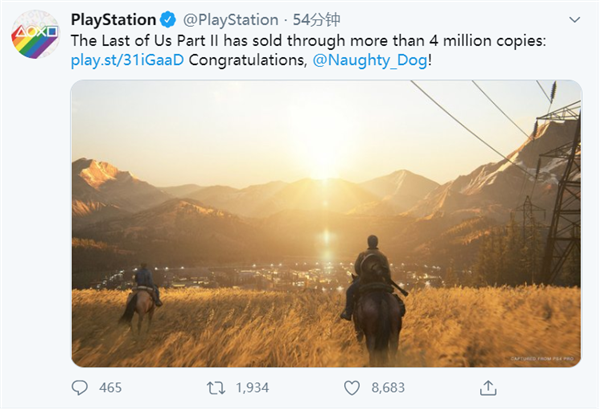 《最后生还者2》成PS4史上最畅销独占游戏，72小时400万份