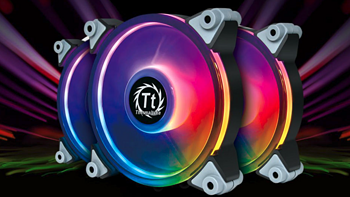 Tt 飓风 12 LED RGB 发售:银色风扇，独具一格，支持ARGB炫彩光效