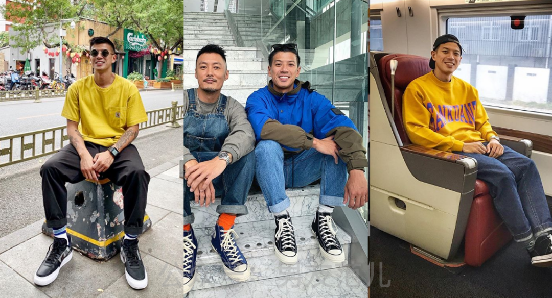 看图片可能会以为王信凯个子很高,其实百度百科显示他身高是176.