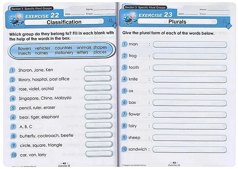 荐书| 这套新加坡词汇练习册，帮孩子轻松搞定4800个必修单词！