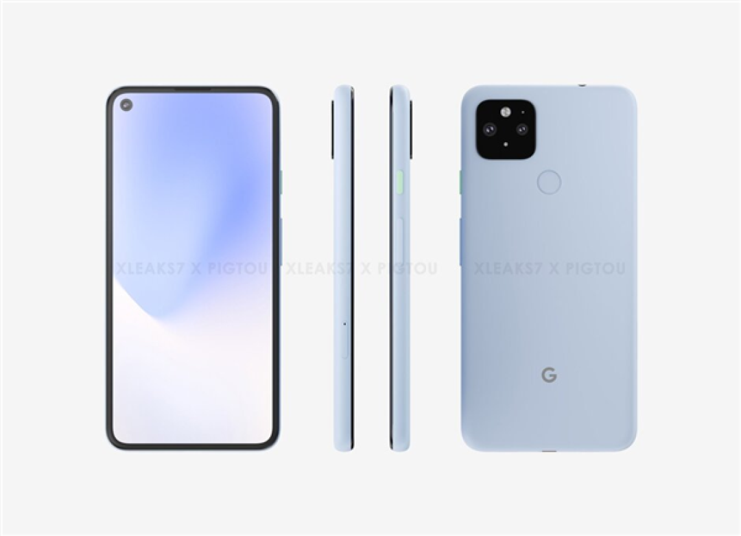 祖传后指纹回归：谷歌Pixel 5曝光，挖孔屏，可能是骁龙765G