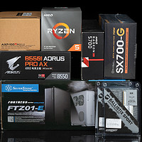 14L复古型ITX小钢炮3A装机—Ryzen 5 3600X+技嘉B550I+银欣FTZ01-E