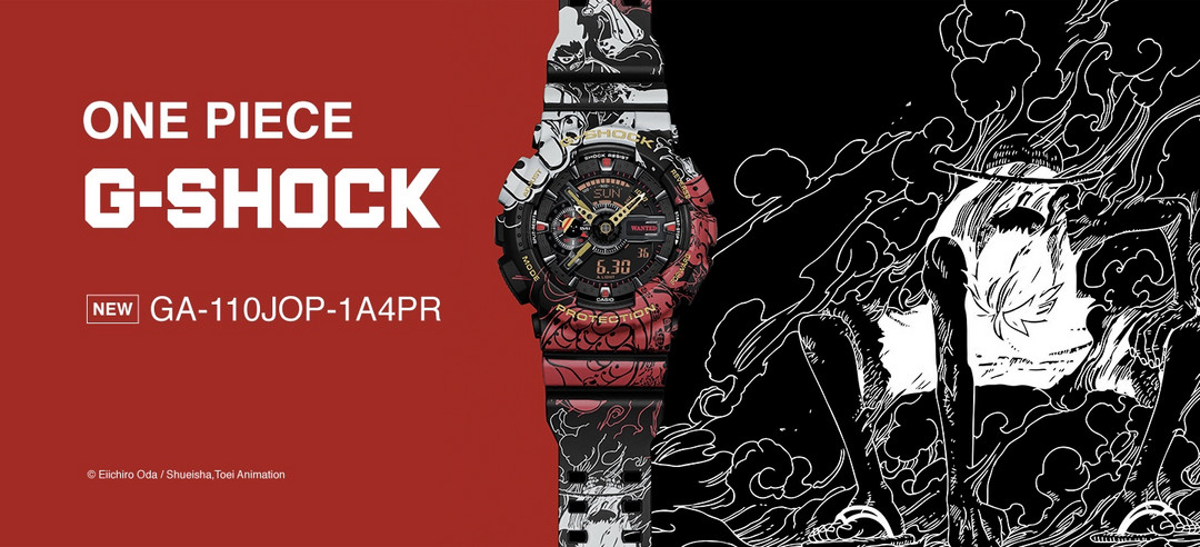 CASIO联动超人气动漫，G-SHOCK ✖️ 《ONE PIECE》合作款上市