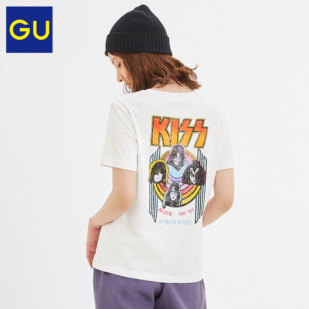 有音乐才夏天，GU推出乐队联名款T恤，有你喜欢的吗？