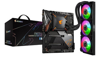 助i9-10900K尽情超频：技嘉发布Z490 AORUS Master WaterForce带水冷主板套装