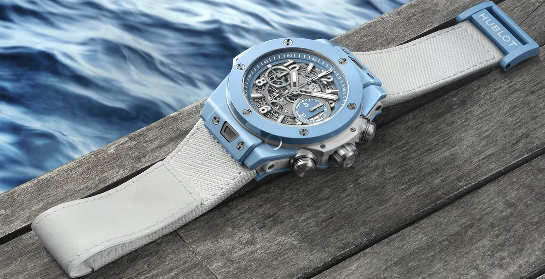 片帆海蓝色腕表，宇舶推出全新Big Bang系列腕表，清新到让人忍不住旅游腕表市场价157700元