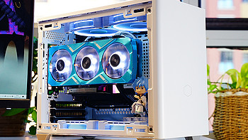 ITX主机装机方案 篇一：i5+B460+2060S的ITX主机，蓝天白云般的配色，满满都是夏天的味道