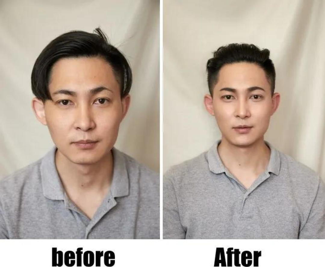 真人秀：直男改造前后对比！只要技巧练得勤，想不变帅都不行~