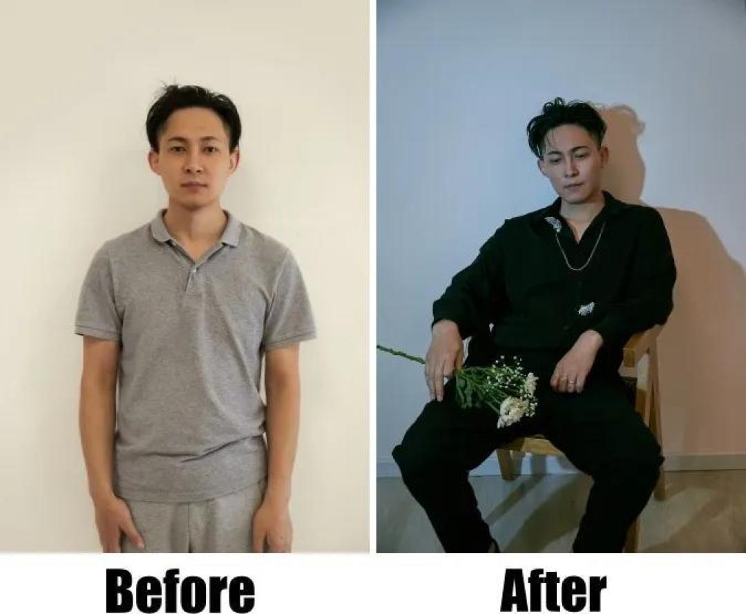 真人秀：直男改造前后对比！只要技巧练得勤，想不变帅都不行~