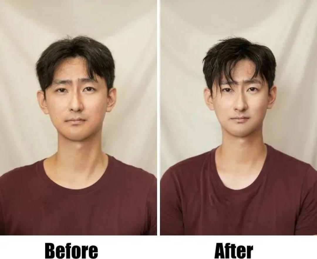 真人秀：直男改造前后对比！只要技巧练得勤，想不变帅都不行~