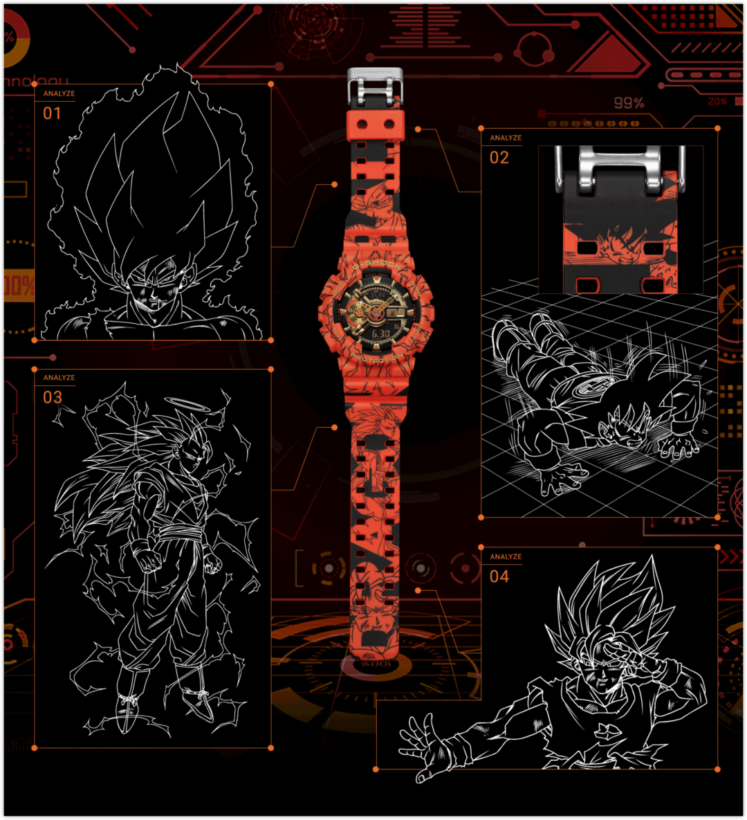 G-SHOCK x 《七龙珠Z》发售日期已定8月22日,一起向神龙许愿吧