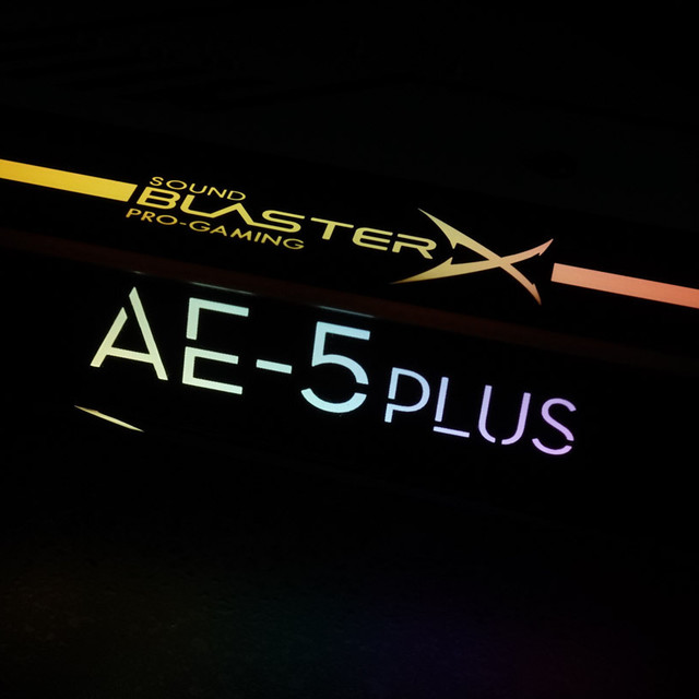 音质和顔值缺一不可 - 创新 Sound BlasterX AE-5 Plus 声卡