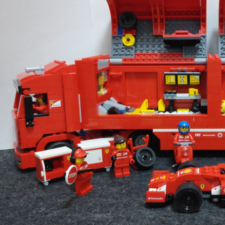 这回来盒大的吧——LEGO 乐高 超级赛车系列 75913 法拉利车队