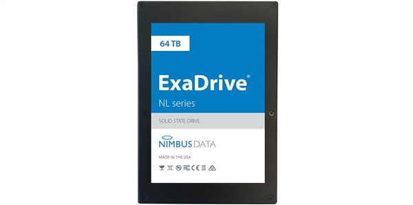 最高64TB 、采用QLC颗粒：Nimubs Data 发布ExaDrive NL系列SSD