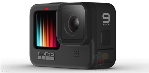 Gopro Hero 9 Black运动相机曝光 升级双彩屏 运动相机 什么值得买