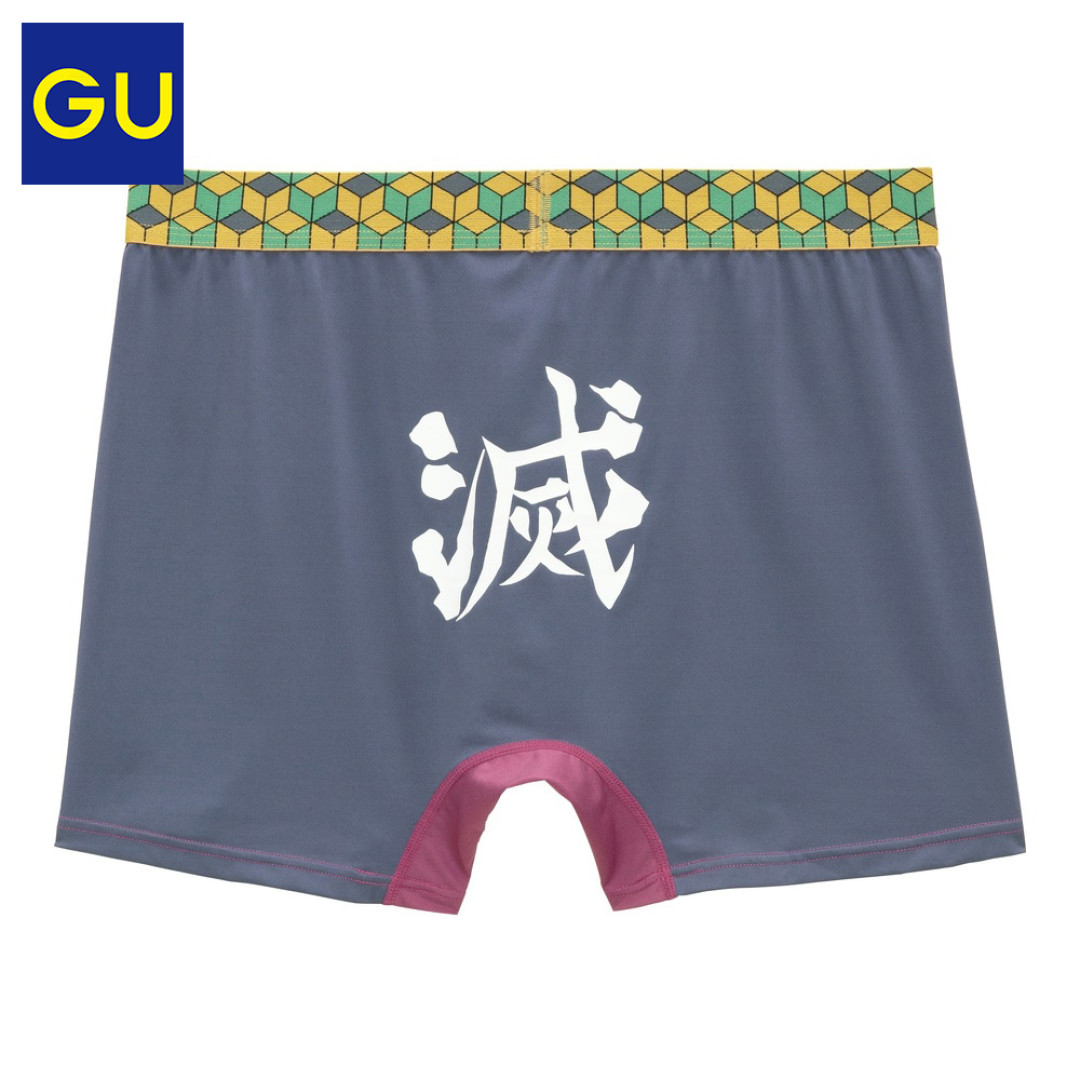 GU X《鬼灭之刃》联名来了,这波除了T恤还有内裤?666