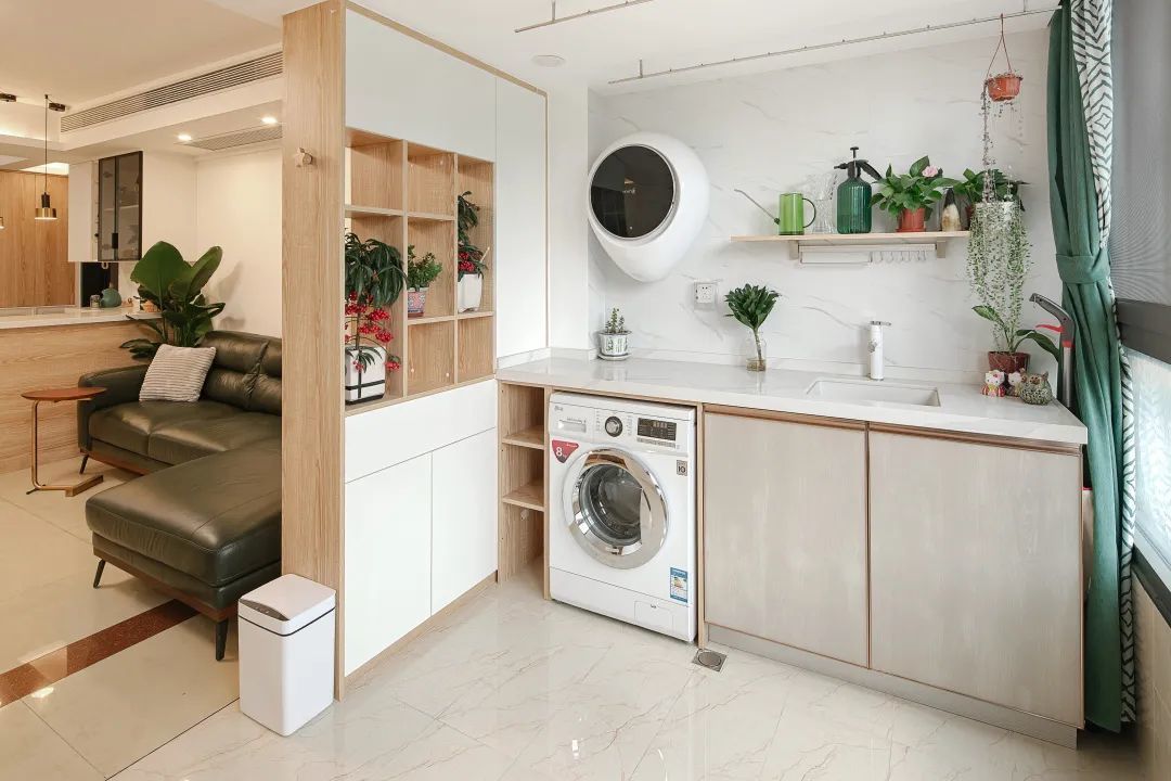 不能拆改？她用几组柜体，将110㎡老旧二手房，变成超实用清新婚房！