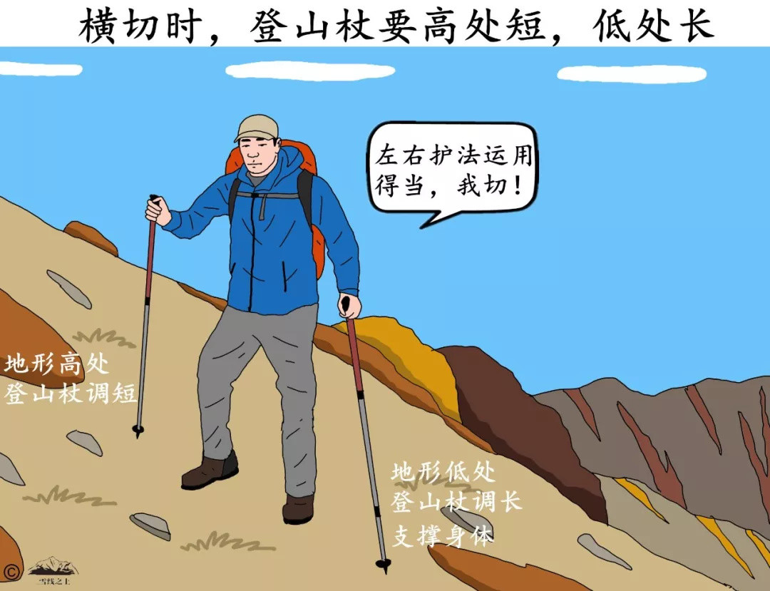 登山杖在不同地形下该怎么用？