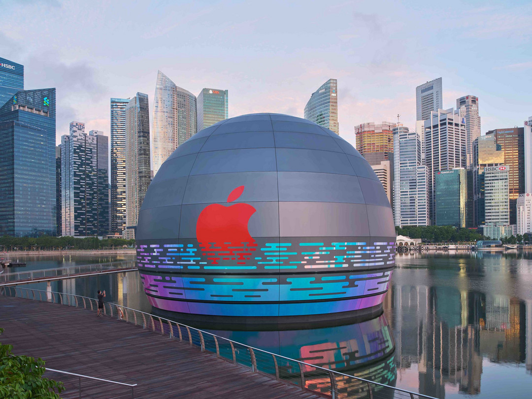 全球首家水上Apple Store开业，可能是最美的苹果门店