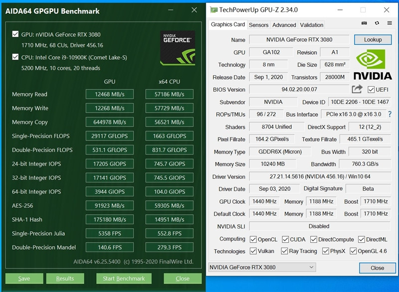 十年良心之作：NVIDIA RTX 3080 显卡首发评测，你想知道的都在这里