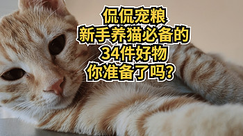 侃侃宠粮 篇二：新手养猫必备的32件好物， 你准备了吗？
