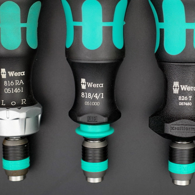 Wera 新“玩具” 826 T Kraftform Turbo4倍速螺丝刀柄