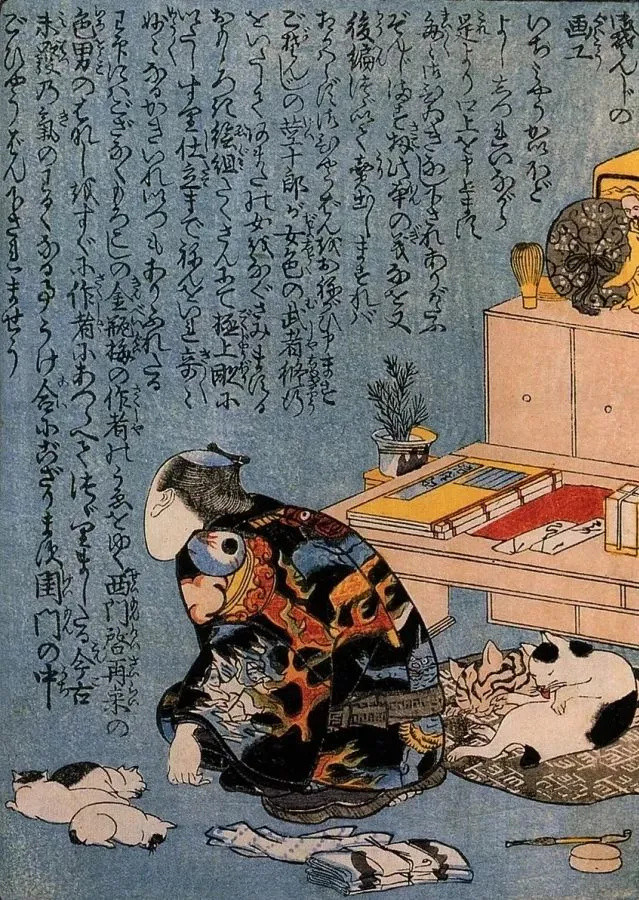 歌川国芳：百年前，他撰写了一部猫奴养成指南