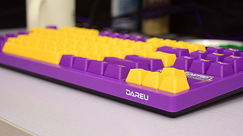 爷青回！桌面从此多了一把紫金机械键盘——达尔优A87机械键盘晒物