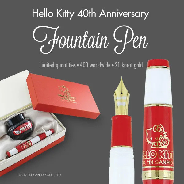 打动你的少女心！萌趣Hello Kitty联名款钢笔，看到第一个就受不住了!