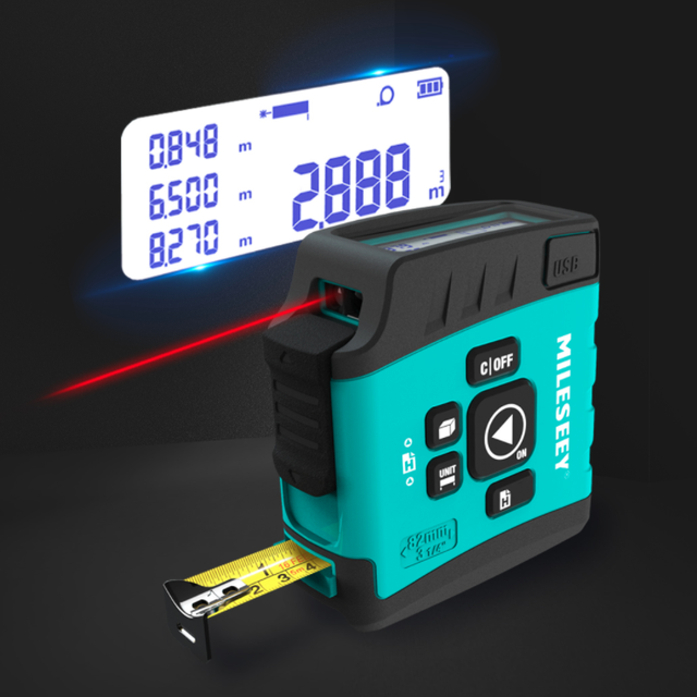 智能量房新时代，迈测DT20数显激光测距仪卷尺，搭载APP一键出图