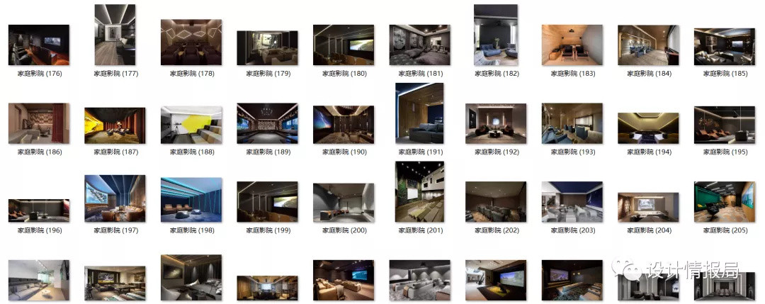 多图预警 | 220张家庭影院参考图，请查收~