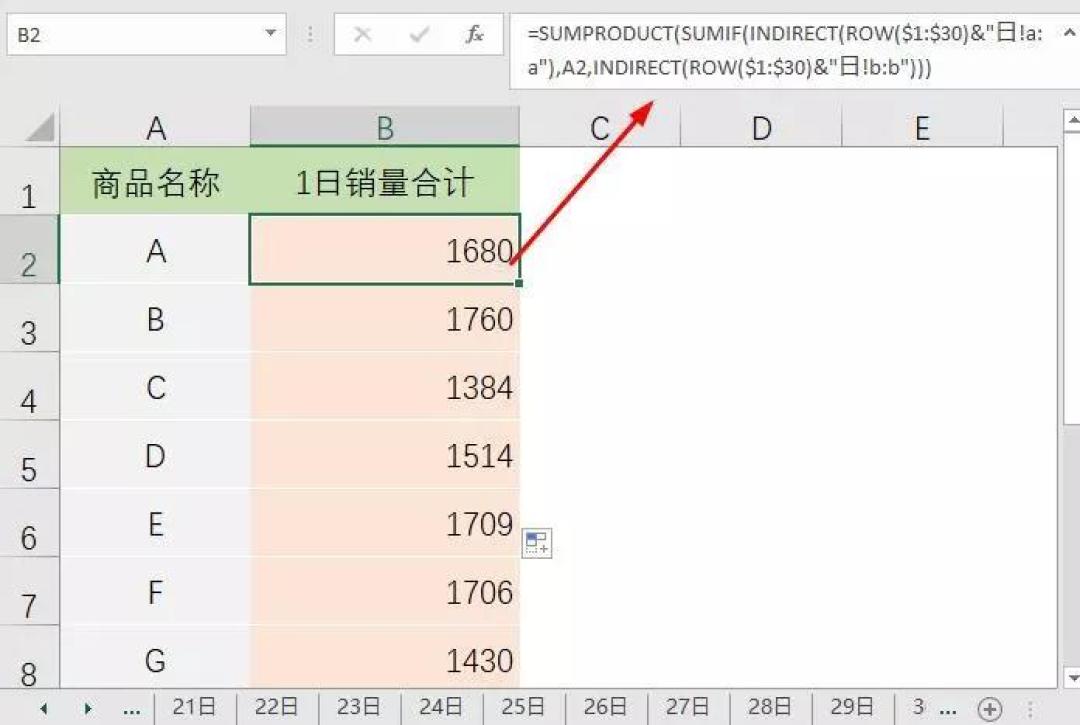 太牛了!这个Excel求和公式帮你瞬间搞定一月数据汇总!